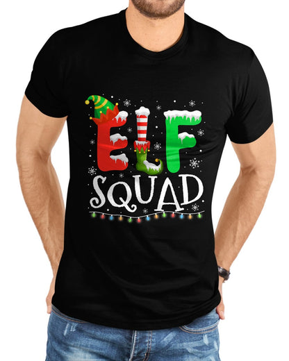 Elf Family Christmas Matching Pajamas Xmas Elf Squad T-Shirt - Christmas Unisex T-Shirt/Hoodie/Sweatshirt - ZON00