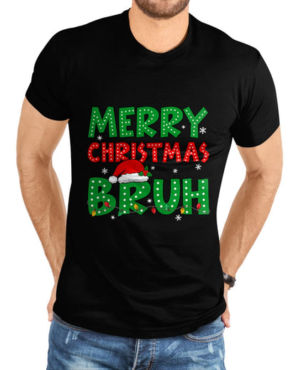 Bruh Meme Funny Saying Bro Greeting Teens Boys Men Christmas T-Shirt - Christmas Unisex T-Shirt/Hoodie/Sweatshirt - ZON00