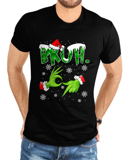 Bruh 67 Six Seven 6 7 Meme Christmas Funny Gen Alpha Slang T-Shirt  - Christmas Unisex T-Shirt/Hoodie/Sweatshirt - ZON00
