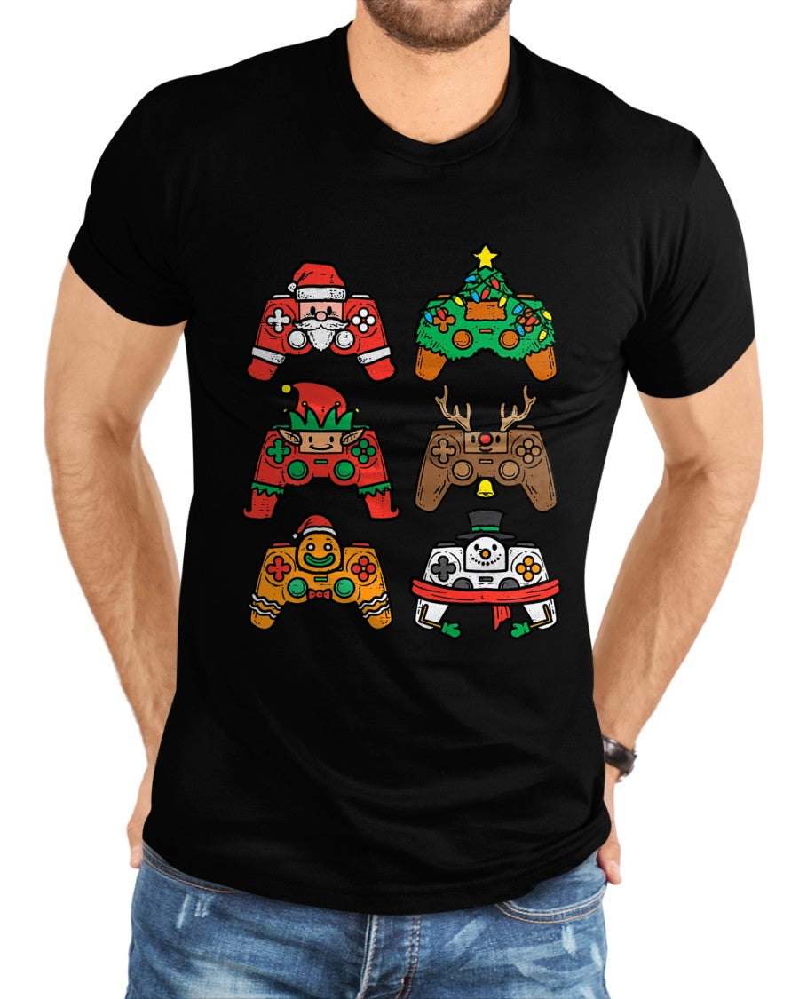 Christmas Gamer Controller Xmas Gaming T-Shirt - Christmas Unisex T-Shirt/Hoodie/Sweatshirt - ZON00