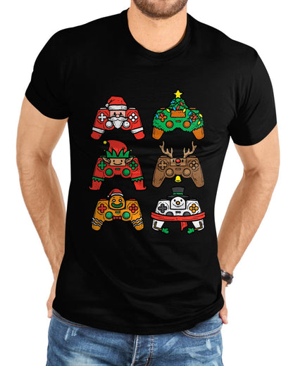 Christmas Gamer Controller Xmas Gaming T-Shirt - Christmas Unisex T-Shirt/Hoodie/Sweatshirt - ZON00