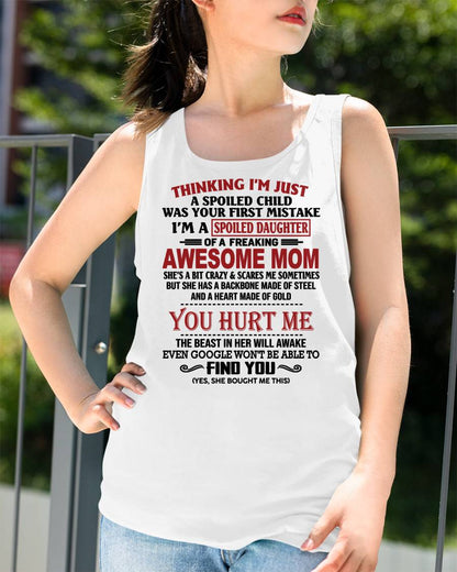 TO MY DAUGHTER - SPOILED DAUGHTER - PERFECT GIFT FOR DAUGHTER - GIFT FROM MOM - ZON00 (SKU10-151-00)