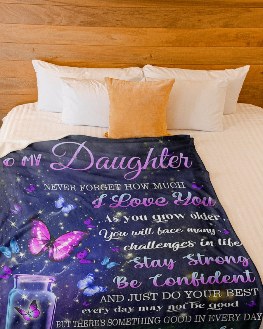 BLANKET FOR DAUGHTER – COMFORT & WARMTH GIFT FROM MOM Sherpa Fleece Quilt Blanket zon00 (SKUB12-123)