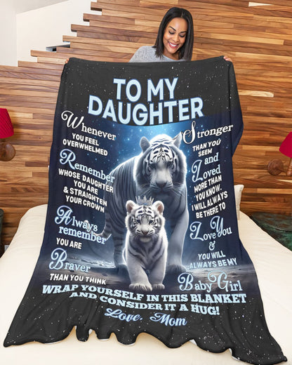 BLANKET FOR DAUGHTER – COMFORT & WARMTH GIFT FROM MOM Sherpa Fleece Quilt Blanket zon00 (SKUB12-153)