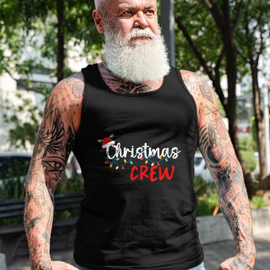 Christmas Crew Xmas Lights Family Matching Pajamas Holiday T-Shirt - Christmas Unisex T-Shirt/Hoodie/Sweatshirt - ZON00