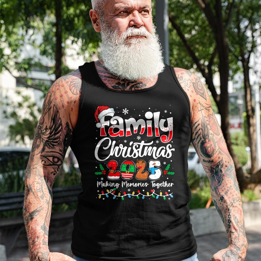 Family Christmas 2025 Matching Outfit Xmas Squad Santa T-Shirt - Christmas Unisex T-Shirt/Hoodie/Sweatshirt - ZON00
