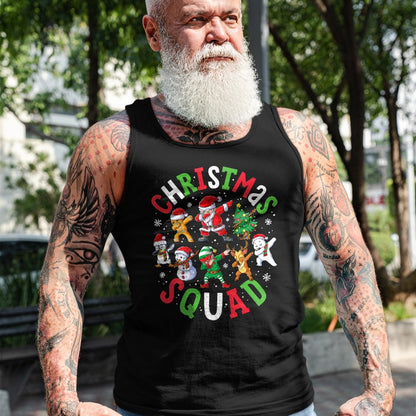 Christmas Squad Santa Dabbing Elf Family Matching Pajamas T-Shirt - Christmas Unisex T-Shirt/Hoodie/Sweatshirt - ZON00