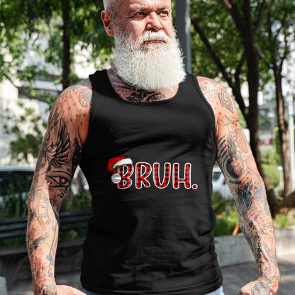 Bruh Funny Christmas Plaid Teens Boys Kids Xmas Pajamas T-Shirt - Christmas Unisex T-Shirt/Hoodie/Sweatshirt - ZON00