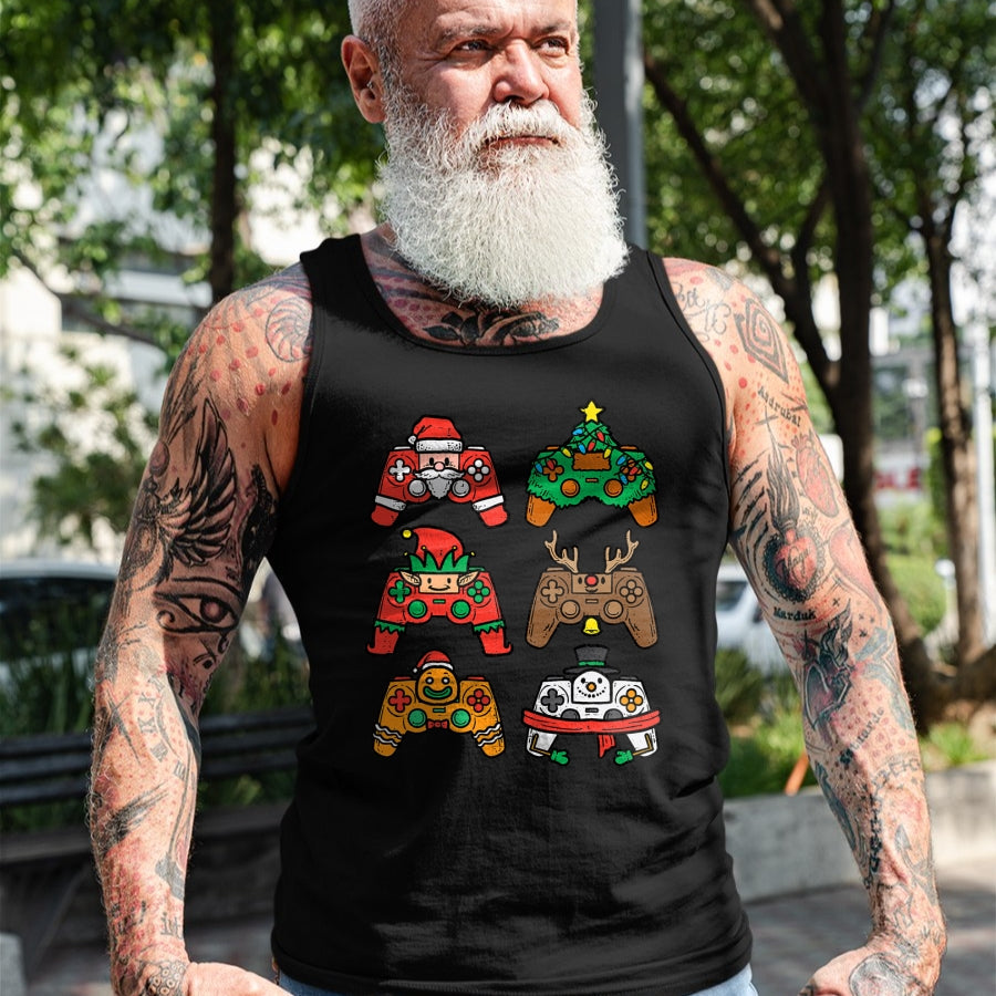 Christmas Gamer Controller Xmas Gaming T-Shirt - Christmas Unisex T-Shirt/Hoodie/Sweatshirt - ZON00