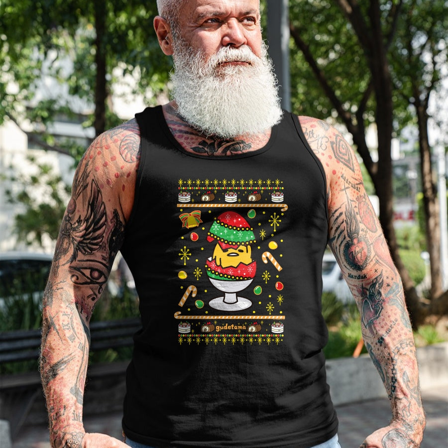 Gudetama Ugly Christmas Egg T-Shirt - Christmas Unisex T-Shirt/Hoodie/Sweatshirt - ZON00