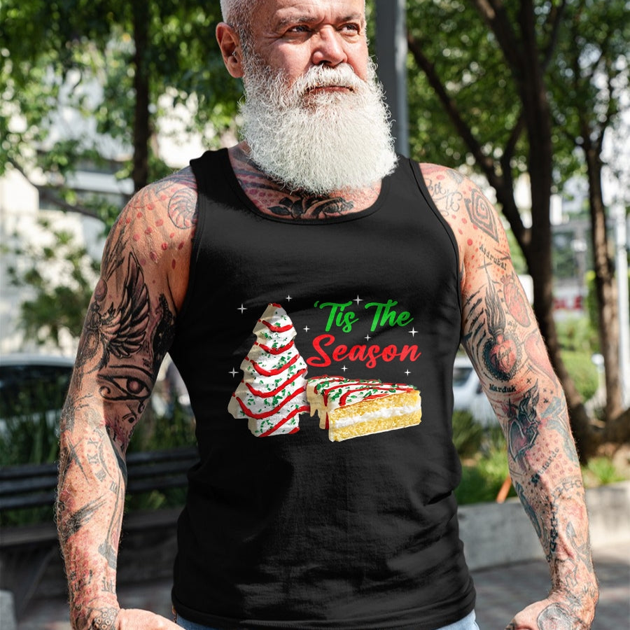 Funny Tis The Season Design Christmas Tree Cakes Debbie T-Shirt - Christmas Unisex T-Shirt/Hoodie/Sweatshirt - ZON00
