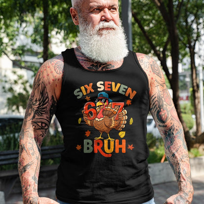 6 7 Thanksgiving Shirts Men Boys Funny Turkey Meme Six Seven T-Shirt - Christmas Unisex T-Shirt/Hoodie/Sweatshirt - ZON00