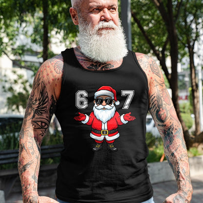 67 Meme Six Seven 6 7 Funny Santa Matching Xmas 67 Christmas T-Shirt - Christmas Unisex T-Shirt/Hoodie/Sweatshirt - ZON00 (Copy)