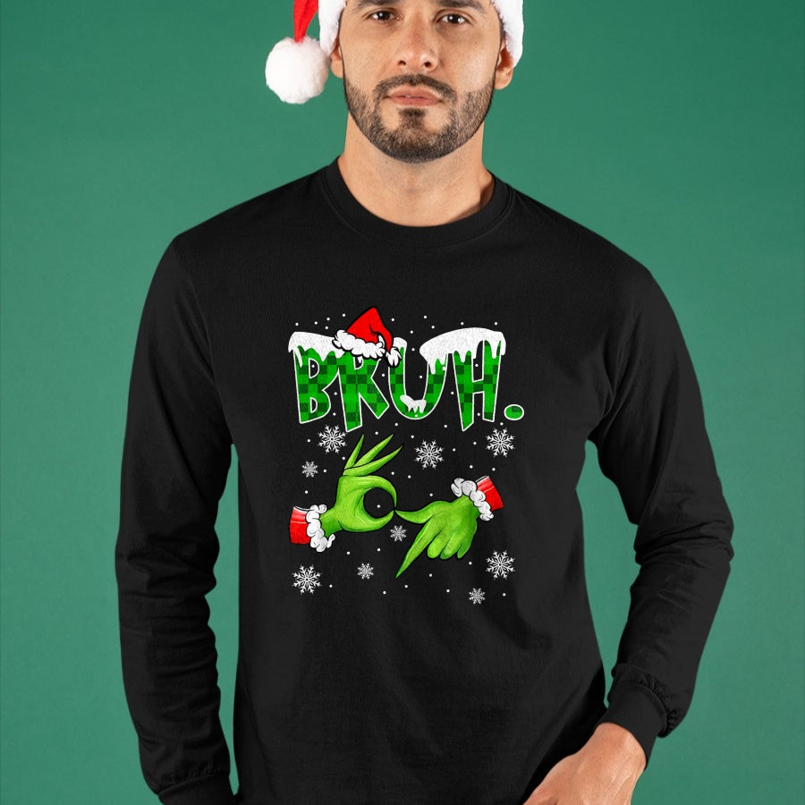 Bruh 67 Six Seven 6 7 Meme Christmas Funny Gen Alpha Slang T-Shirt  - Christmas Unisex T-Shirt/Hoodie/Sweatshirt - ZON00