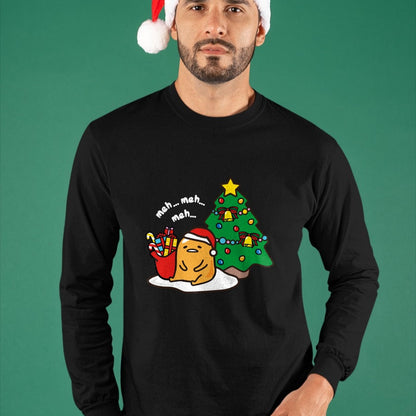 Gudetama Christmas Tree Hoodie Sweatshirt Pullover Hoodie - Christmas Unisex T-Shirt/Hoodie/Sweatshirt - ZON00