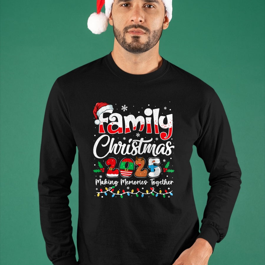 Family Christmas 2025 Matching Outfit Xmas Squad Santa T-Shirt - Christmas Unisex T-Shirt/Hoodie/Sweatshirt - ZON00