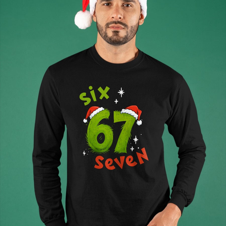 67 Meme Six Seven for Kids Women Men Boys Girls Christmas T-Shirt - Christmas Unisex T-Shirt/Hoodie/Sweatshirt - ZON00