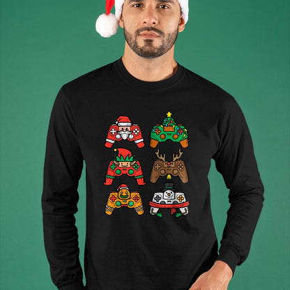 Christmas Gamer Controller Xmas Gaming T-Shirt - Christmas Unisex T-Shirt/Hoodie/Sweatshirt - ZON00