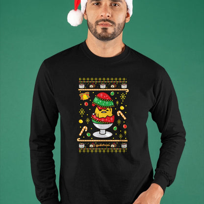 Gudetama Ugly Christmas Egg T-Shirt - Christmas Unisex T-Shirt/Hoodie/Sweatshirt - ZON00