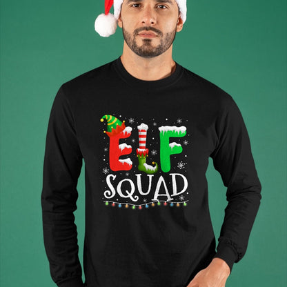 Elf Family Christmas Matching Pajamas Xmas Elf Squad T-Shirt - Christmas Unisex T-Shirt/Hoodie/Sweatshirt - ZON00