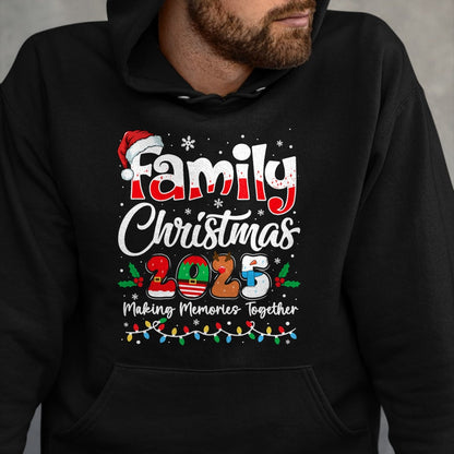 Family Christmas 2025 Matching Outfit Xmas Squad Santa T-Shirt - Christmas Unisex T-Shirt/Hoodie/Sweatshirt - ZON00