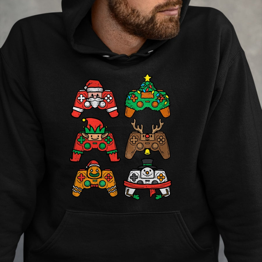 Christmas Gamer Controller Xmas Gaming T-Shirt - Christmas Unisex T-Shirt/Hoodie/Sweatshirt - ZON00